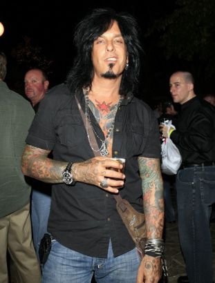 Nikki Sixx Full Sleeves Tattoos Pic